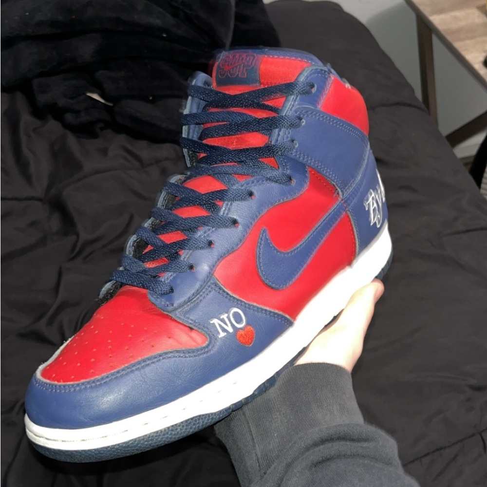 Supreme Nike dunk high size 12 men’s